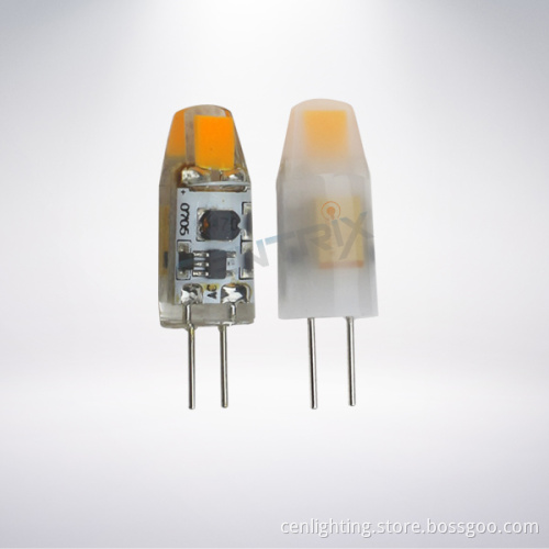 2016 new design silicon LED bulb G4 1.1w AC/DC10-20V shenzhen led G4 light
